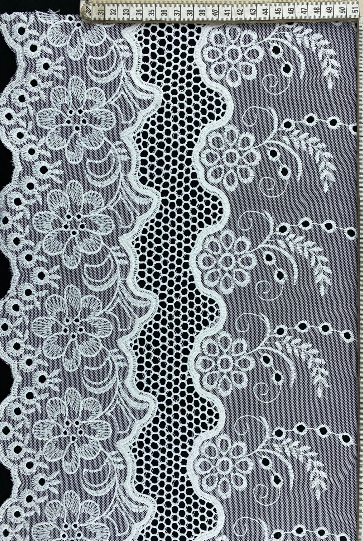 Mat Polyester Tül Üzeri Kasar Brode Bant