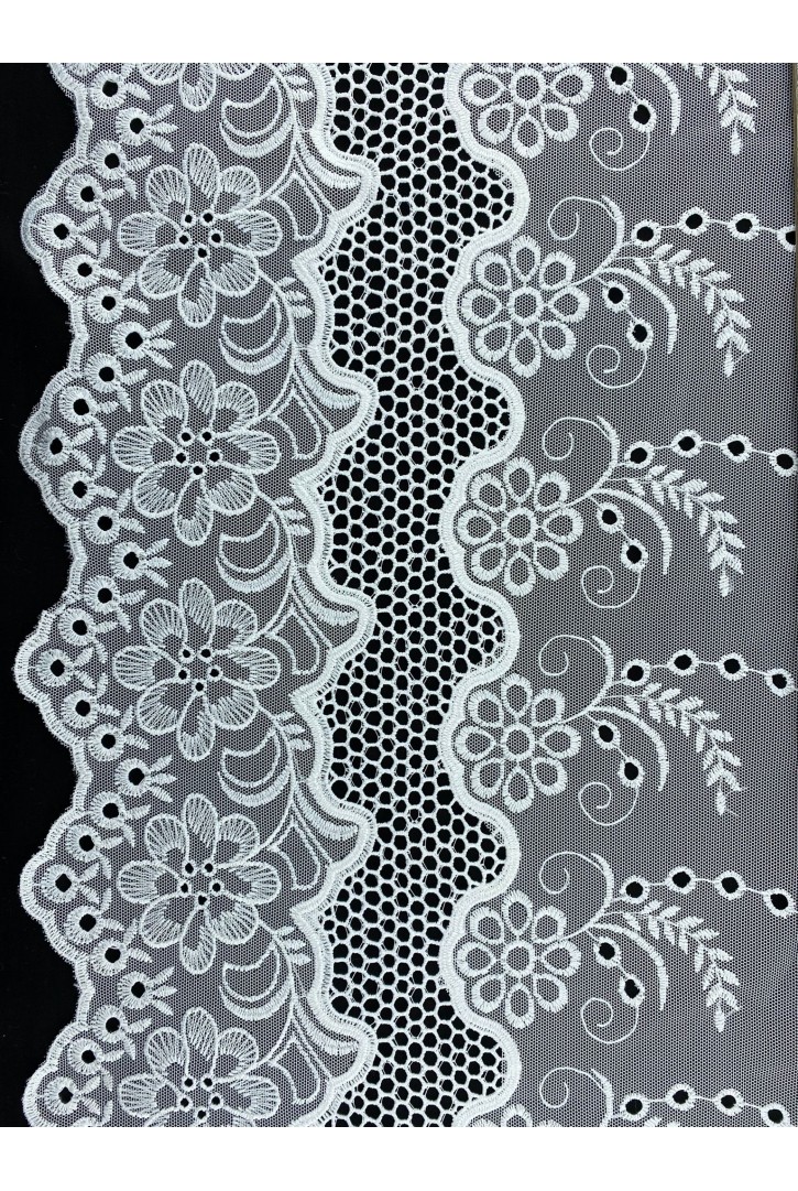 Mat Polyester Tül Üzeri Kasar Brode Bant