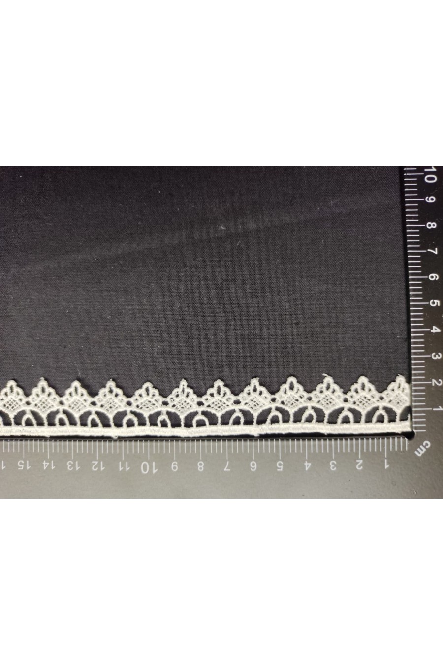 2 cm Genişliğinde Ham Mat Güpür Bant, Yerli Polyester