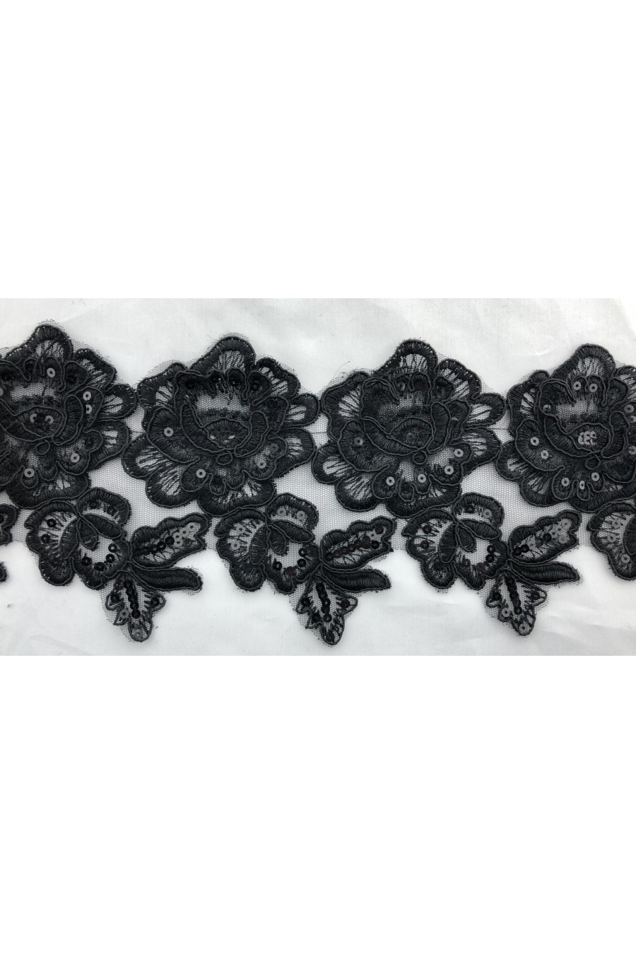Siyah Pullu İthal Brode Bant