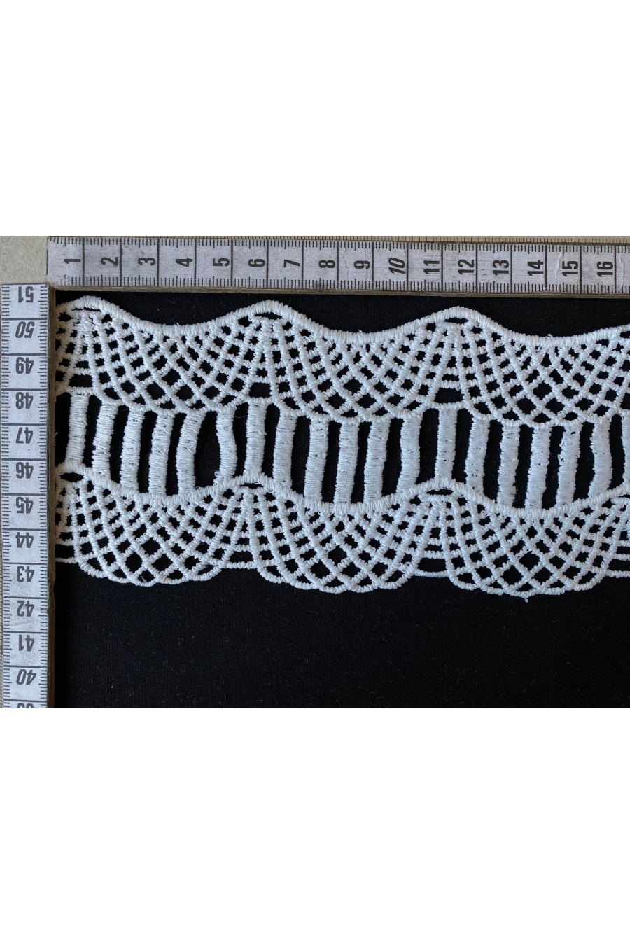 Brode Yerli Güpür Bant Mat Polyester Ham 8 CM