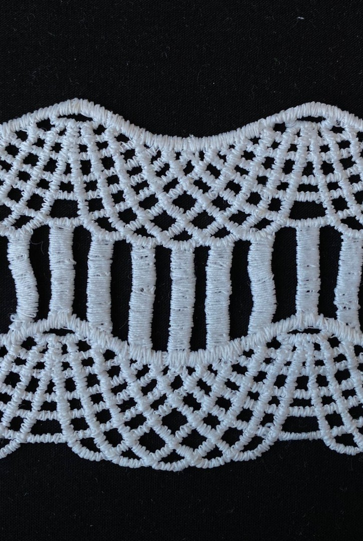 Brode Yerli Güpür Bant Mat Polyester Ham 8 CM