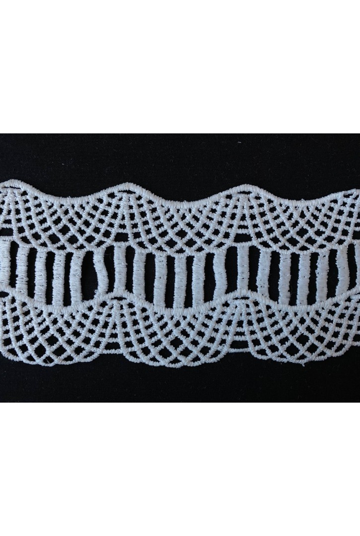 Brode Yerli Güpür Bant Mat Polyester Ham 8 CM