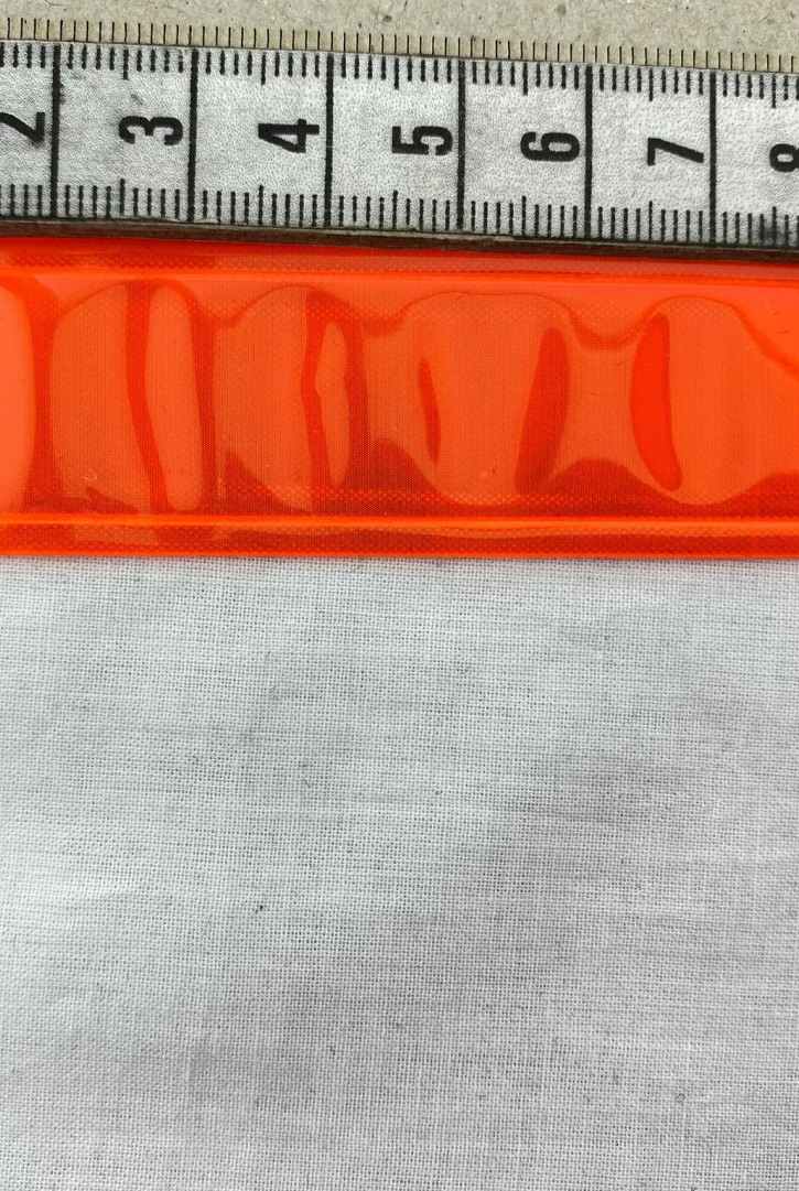 Turuncu Reflektör Bant, 2.5 cm