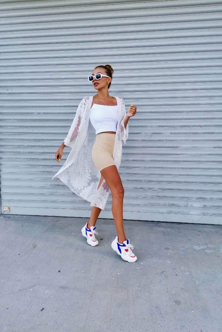 Kadın Transparan Kimono