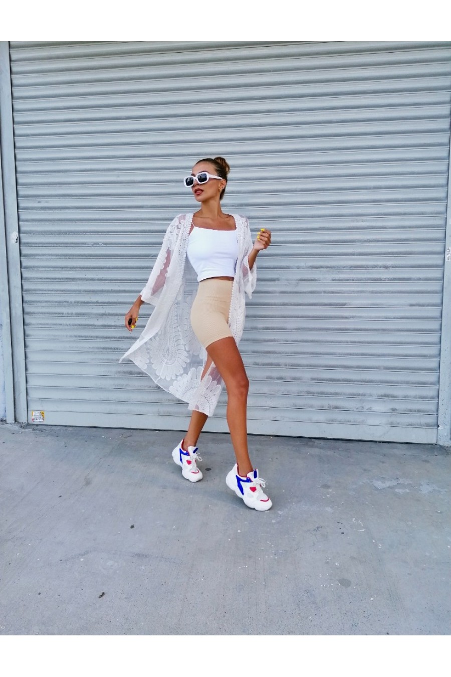 Kadın Transparan Kimono