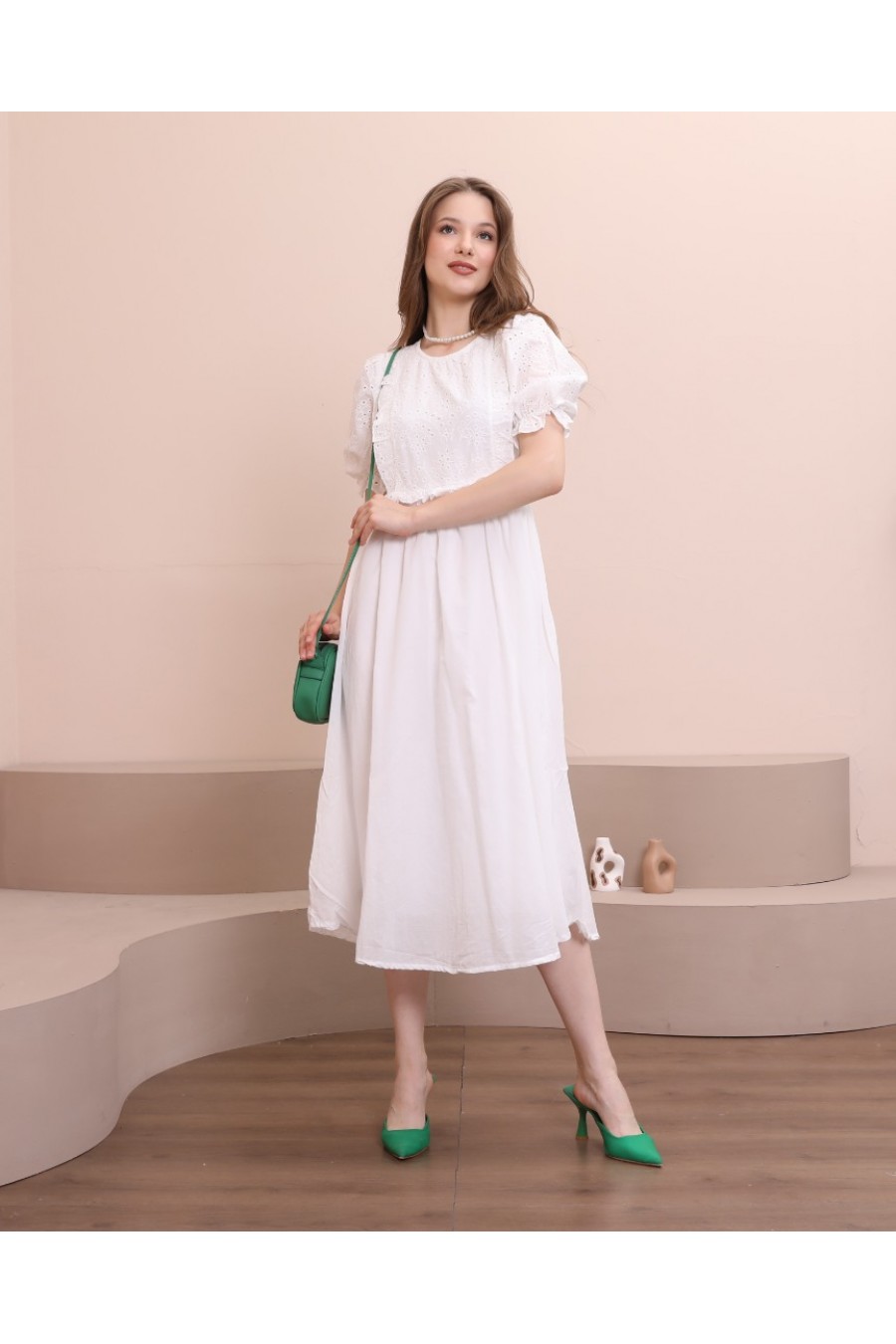 Kadın Fisto Midi Boy Elbise