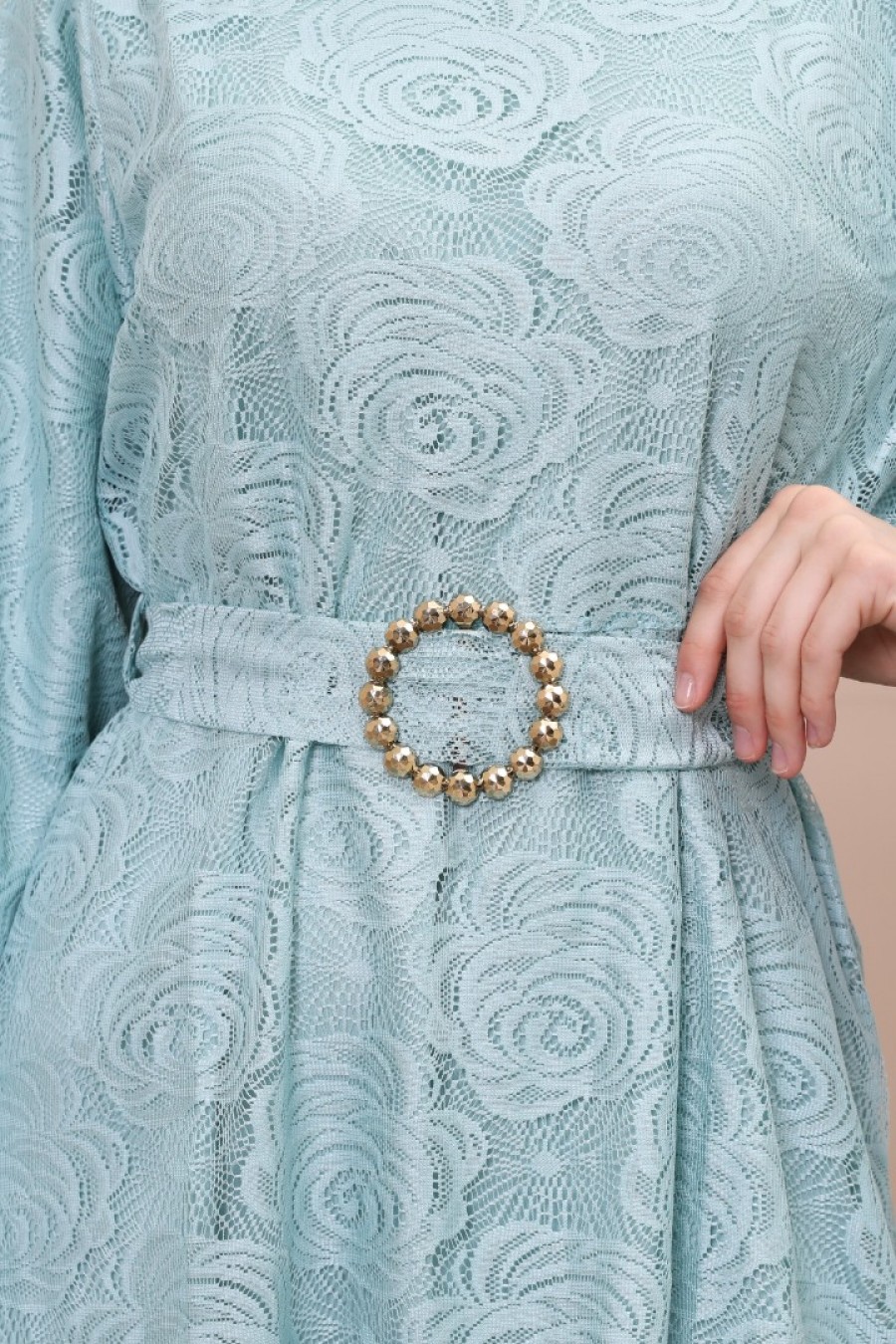 14222 HAZIR GİYİM/ELBİSE/OFELİA/SİYAH/S