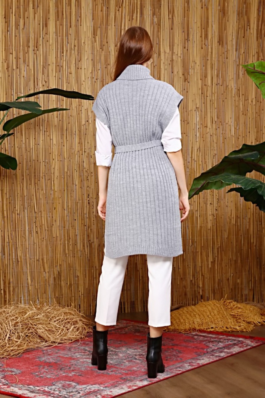 15904 Kadın Triko Kazak Panç 15904 Kadın Triko Kazak Panç