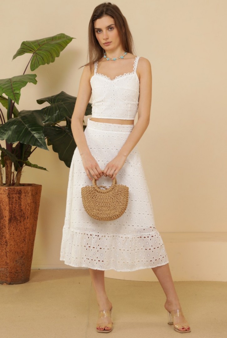 Kadın Fisto A Kesim Etekli Takım