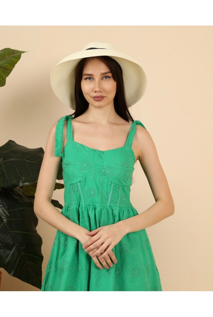 Kadın Bağcık Askılı Fisto Elbise