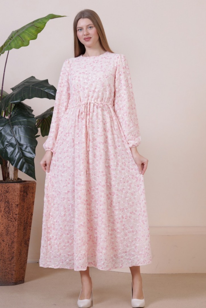 Kadın Beli Tünelli Elbise