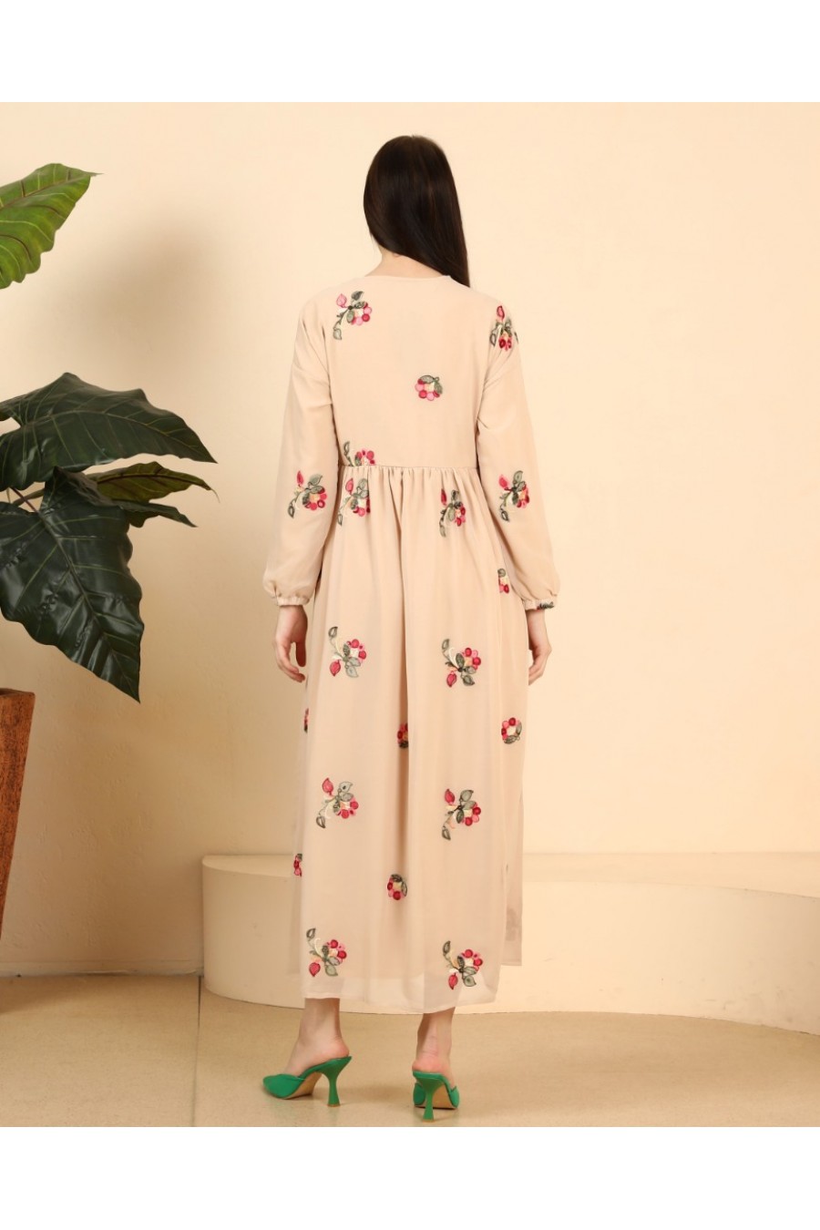 17287 HAZIR GİYİM/ELBİSE/SİYAH/XL