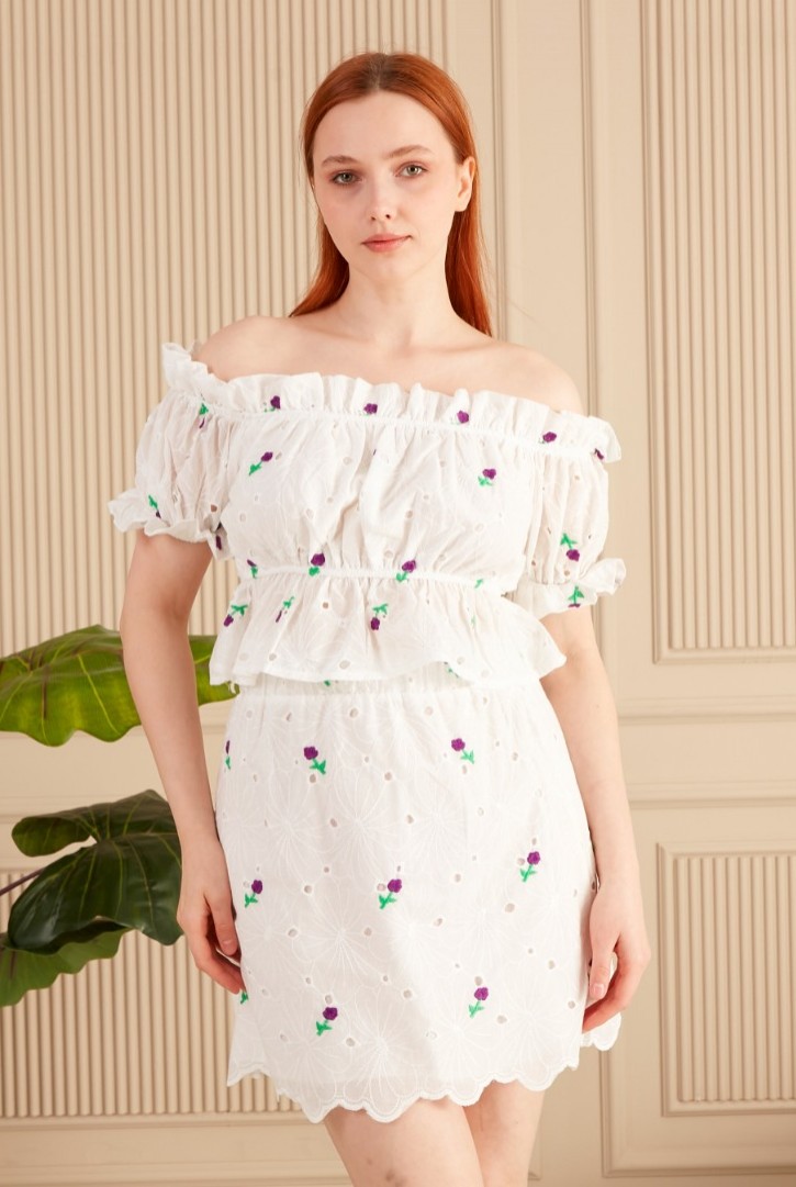 Kadın Fırfırlı Fisto Takım