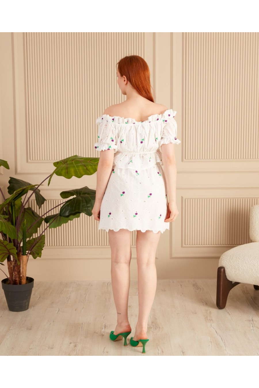 17474 Kadın Fırfırlı Fisto Takım