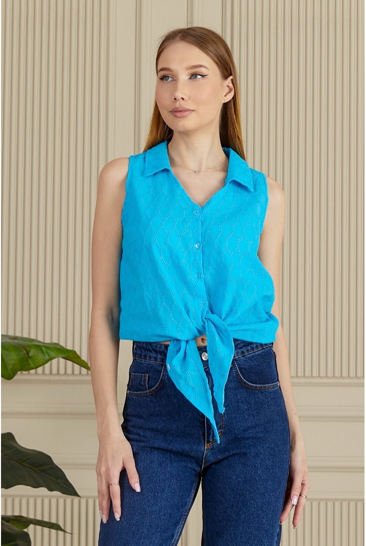 Kadın Önü Bağlamalı Fisto Gömlek