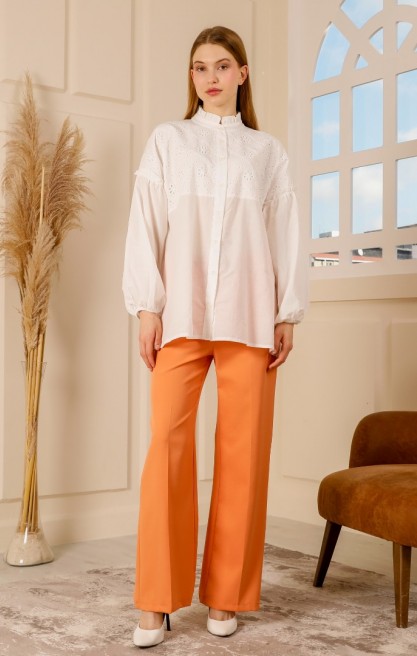 Kadın Balon Kollu Gömlek Tunik