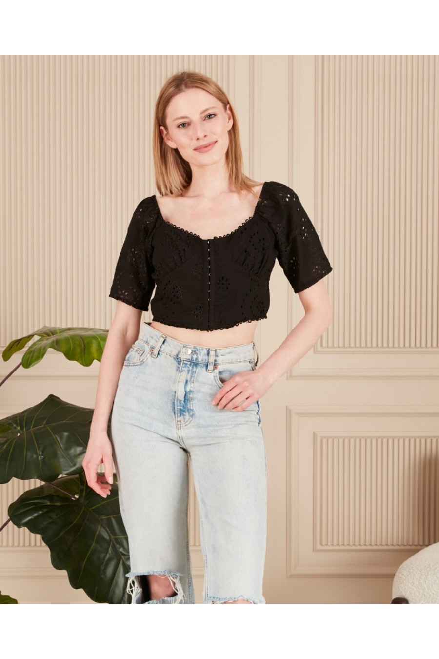 19236  HAZIR GİYİM/BLUZ/BRODE/KASAR/S