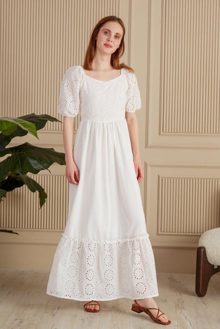 Kadın Yarım Kollu Fisto Elbise