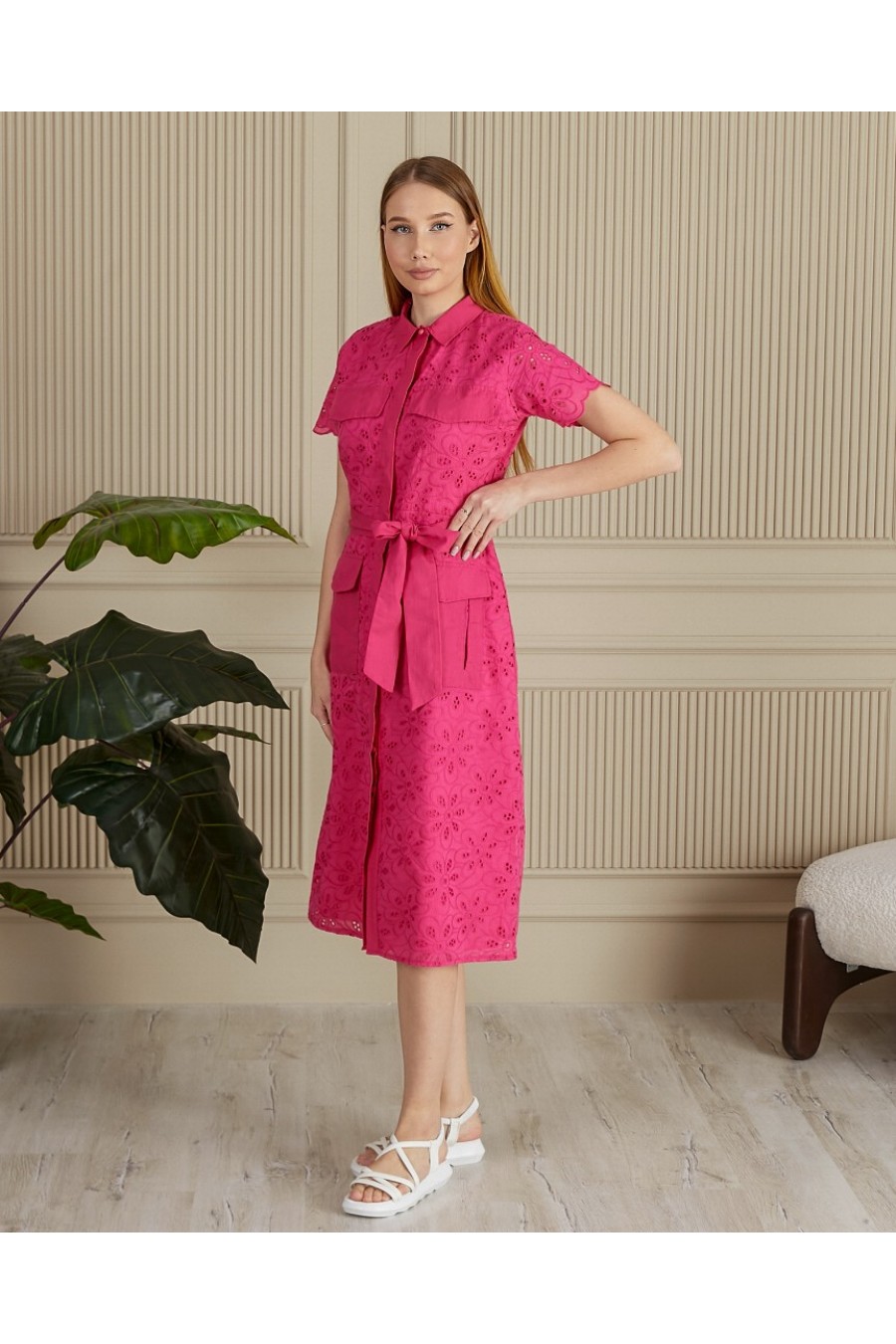 Kadın Cep Kapaklı Fisto Elbise