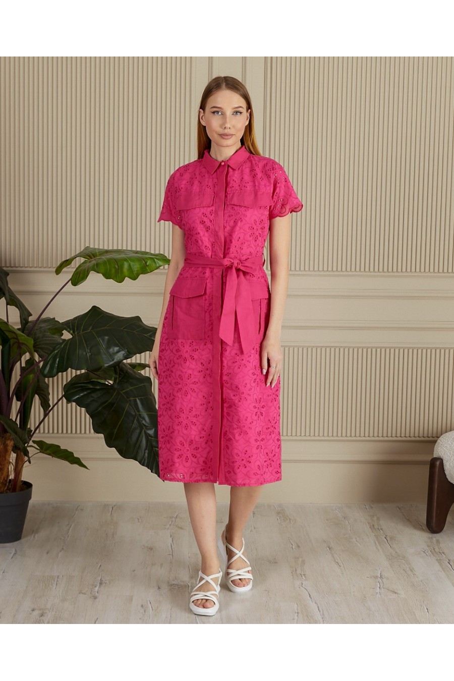 Kadın Cep Kapaklı Fisto Elbise