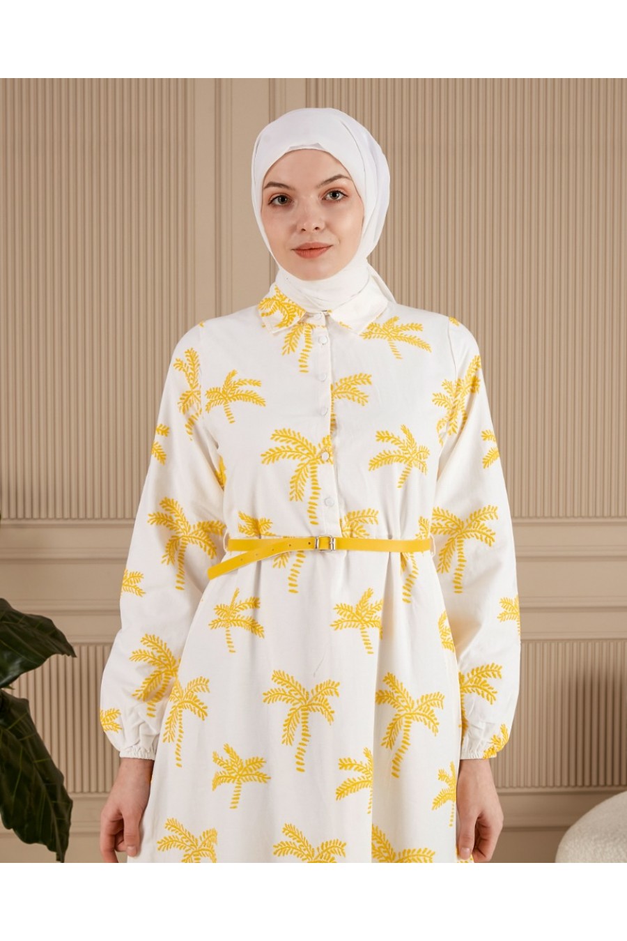 19633 19633 HAZIR GİYİM/ELBİSE/KASAR ZEMİN/MAVİ/XL