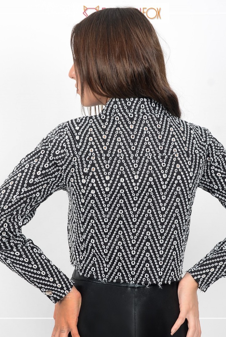 Kadın Fisto Crop Gömlek Ceket