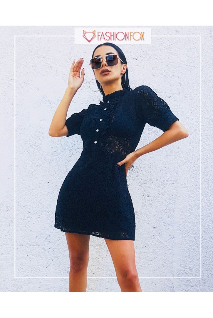 Kadın Vintage Mini Elbise