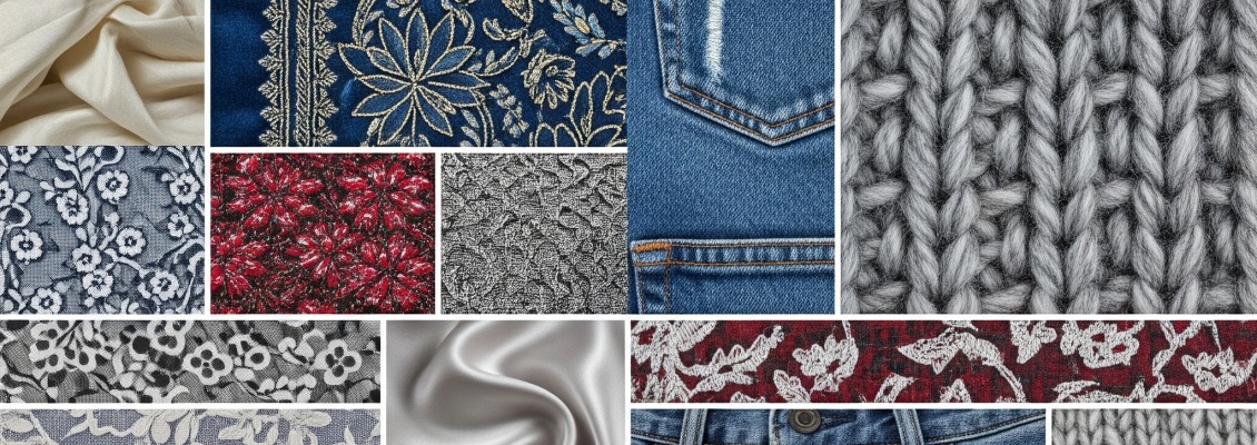 Откройте для себя текстурное великолепие текстиля: наполните коллекции бронзированием, кружевом, кожей, мехом и многим другим