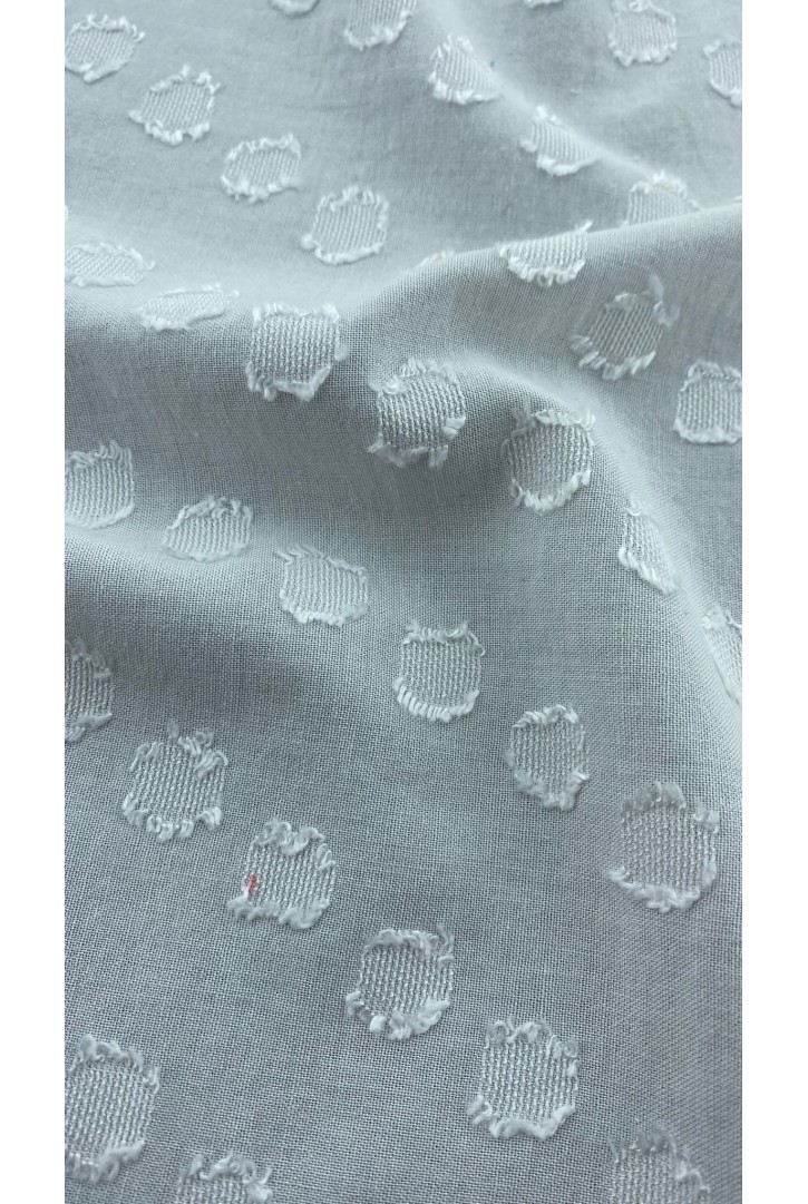 22153 KUMAŞ/YERLİ/LEZ/PAMUK/VİSKON/BEYAZ/145 CM