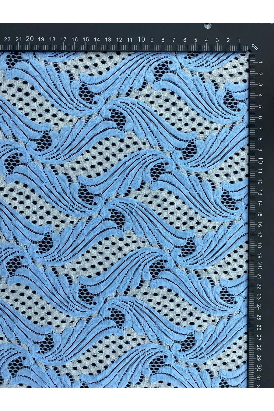 Bebe Mavisi Pamuk Naylon Dantel