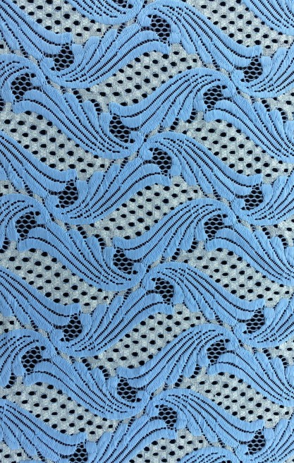 Bebe Mavisi Pamuk Naylon Dantel