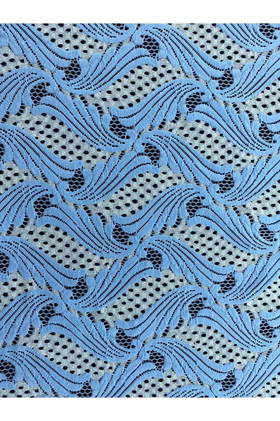 Bebe Mavisi Pamuk Naylon Dantel