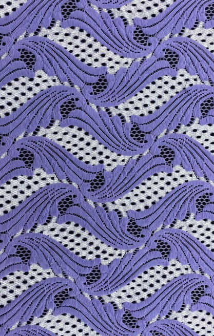 Lila Pamuk Naylon Dantel - İthal, 150 cm (10992)