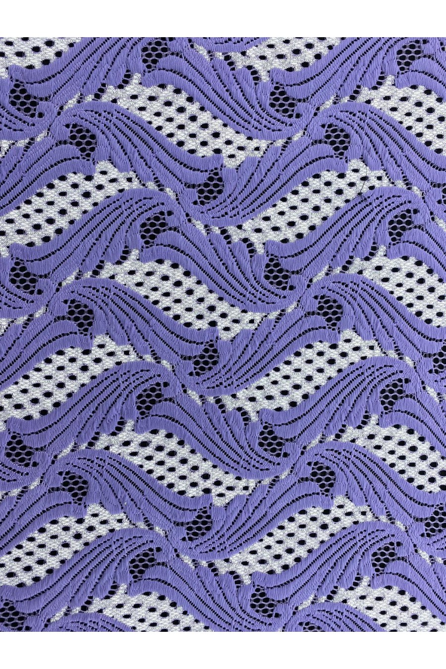 Lila Pamuk Naylon Dantel - İthal, 150 cm (10992)