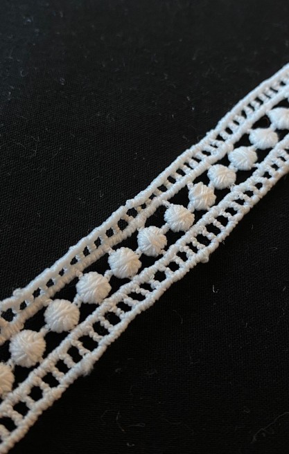 Ham Mat Polyester Güpür Brode Bant