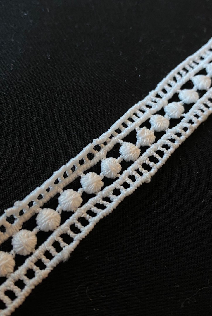 Ham Mat Polyester Güpür Brode Bant