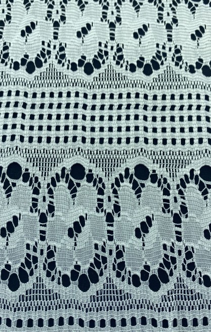 İthal Kordlu Fikseli Polyester Dantel