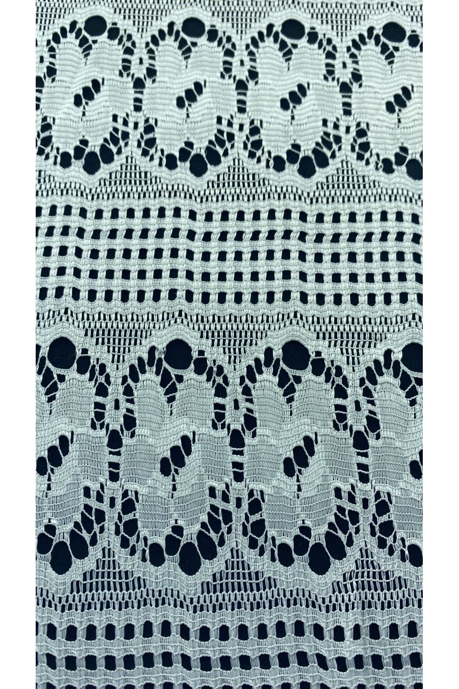 İthal Kordlu Fikseli Polyester Dantel