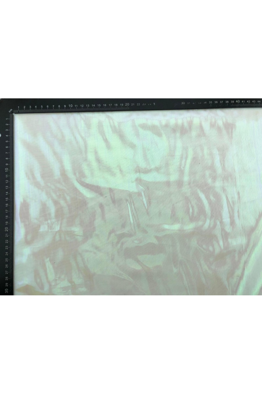 9186-METRE Beyaz Hologramlı Organze Kumaş