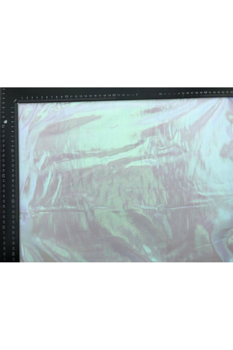 Mor Hologramlı İthal Organze Kumaş