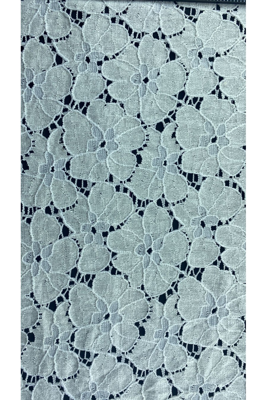 Optik Beyaz İthal Dantel, Pamuk Naylon