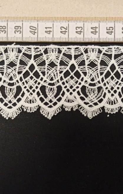 Ham Güpür Mat Polyester Brode Bant