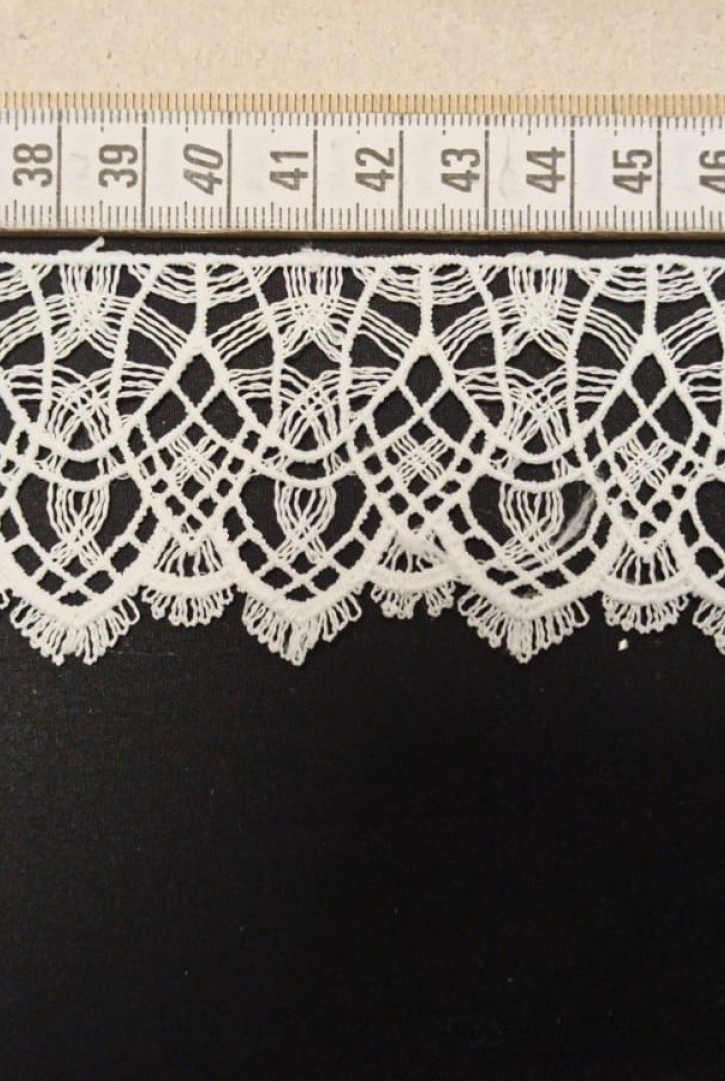 Ham Güpür Mat Polyester Brode Bant