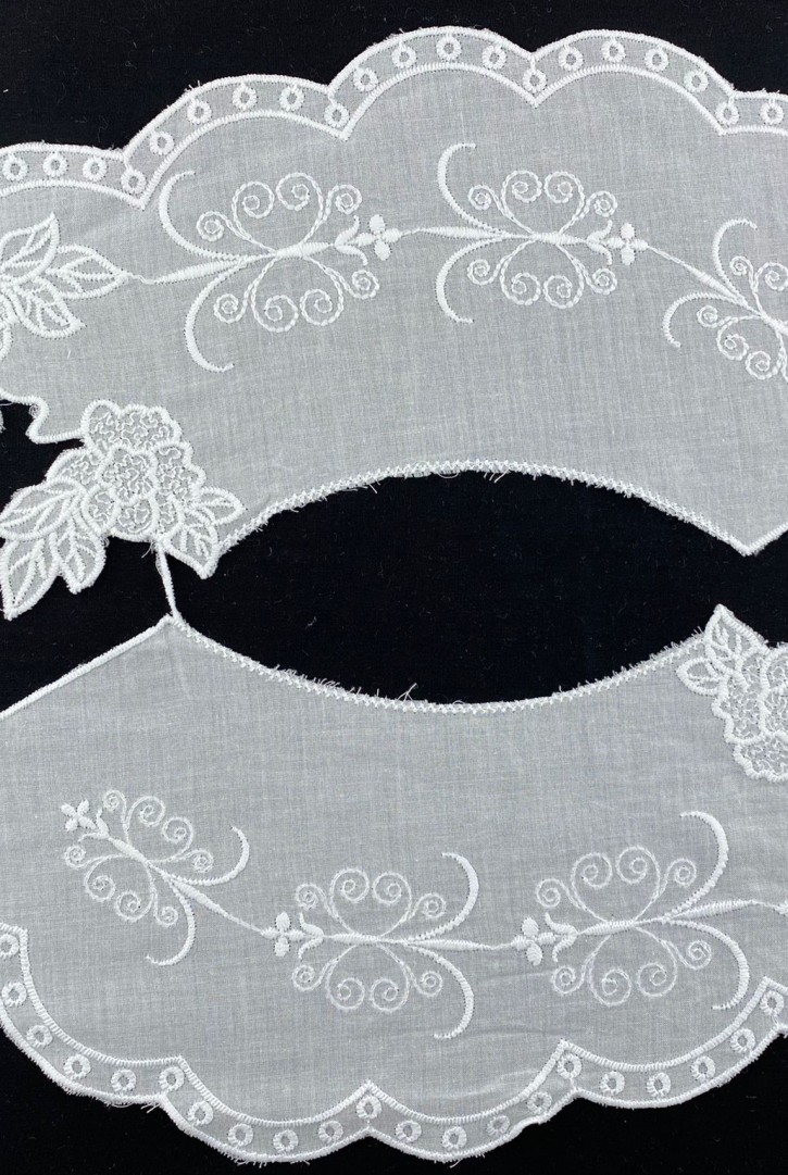 Kasar İşlemli Vual Brode Yaka