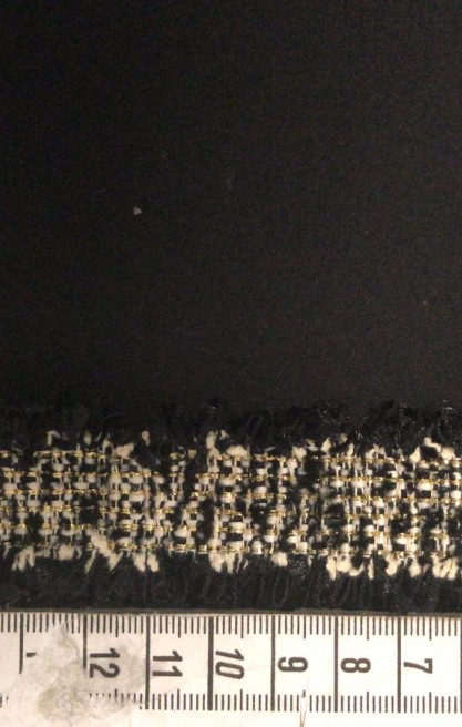 Siyah Gold Püsküllü Şerit