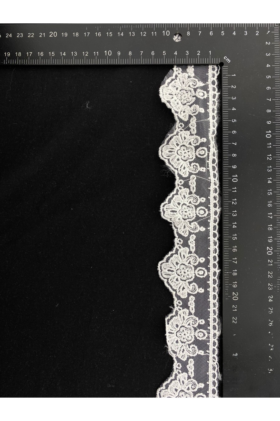 Ham Fisto Mat Polyester Tül Üzeri Brode Bant