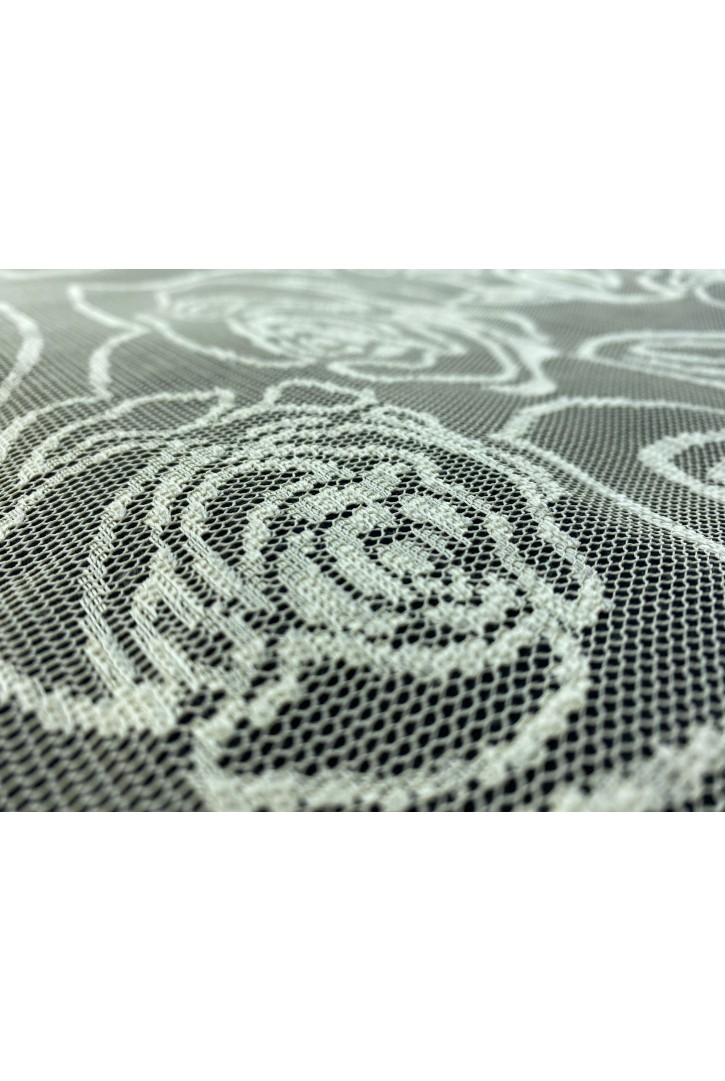 Krem Mikro Polyester Dantel