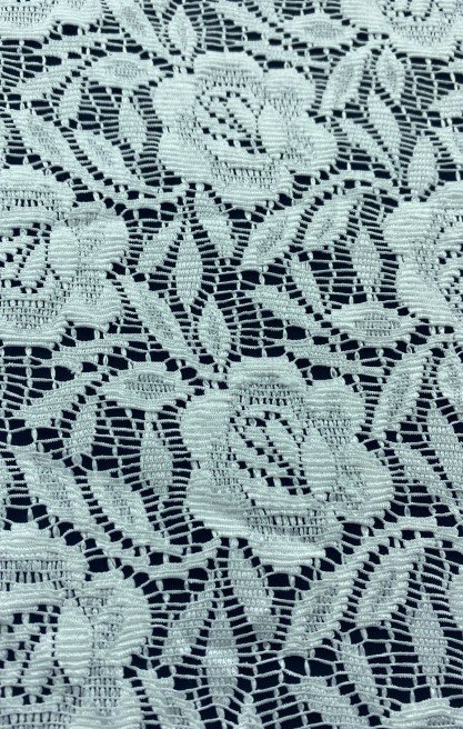 Yerli Fikslenmiş Polyester Dantel