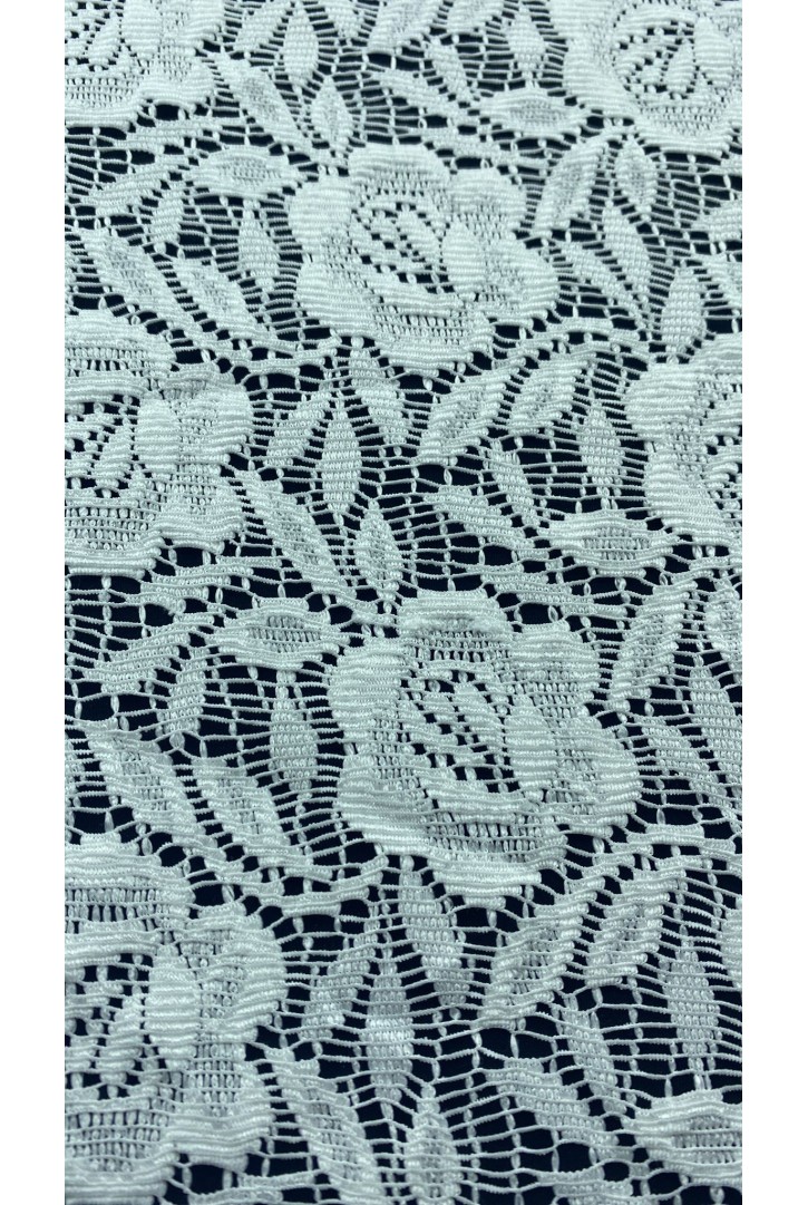 Yerli Fikslenmiş Polyester Dantel